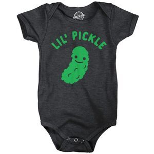 Lil Pickle Baby Bodysuit Funny Cute Pickles Jumper For Infants